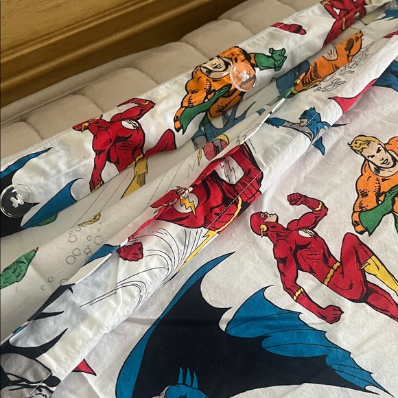 POTTERY BARN Kids MARVEL SUPER HERO Twin Duvet Organic Cotton Crisp White COMICS - Picture 11 of 16